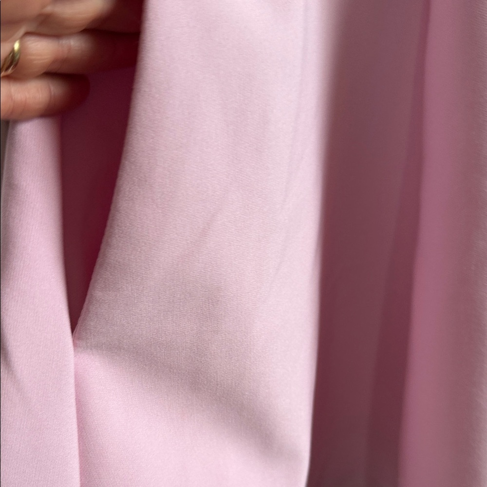 NWT Zara Pastel Pink Halter A Line Skater Dress with Pockets NWT Size M - Picture 7 of 16